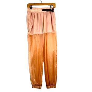 Nike Sportswear Tech Pack Pants Size Small 🛸 Sheer Woven Rose Gold